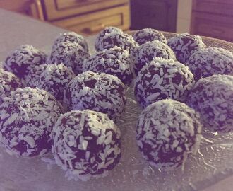 Black bean chocolate balls