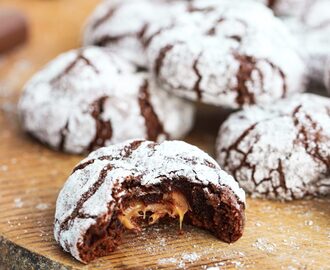 Mjuka Chokladkakor med dumle