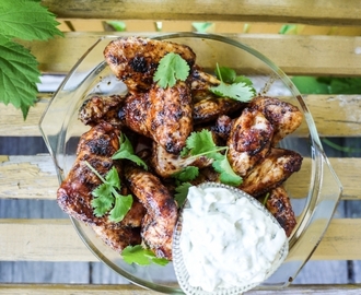 Kycklinglår och sallad med asiatiska smaker