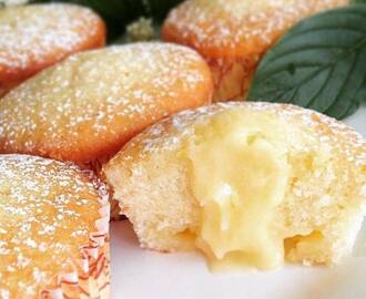 Citronmuffins med lemoncurd fyllning