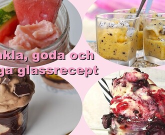 12 enkla, goda och nyttiga glassrecept