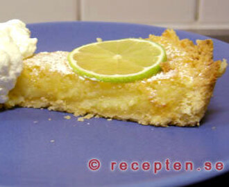 Lime- and lemon pie