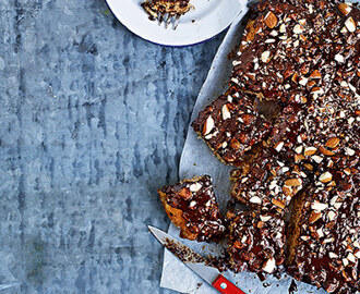 Banankaka med chokladtosca