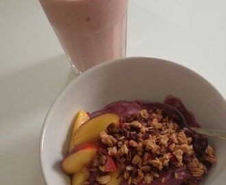 Acai och hallon / acai and raspberry bowl