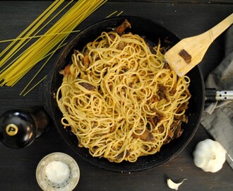 Vegansk Pasta Carbonara