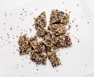 One of my Best Recipes // Gluten Free Seed Crackers w Sea Salt