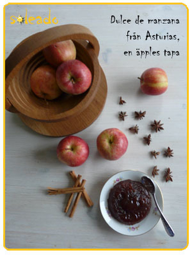 Dulce de manzana från Asturias, en äpples tapa