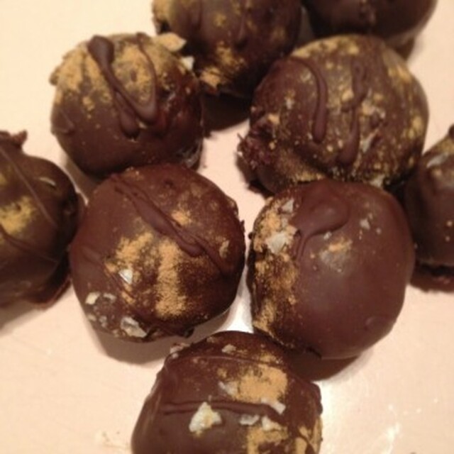 Chokladbollar med lakrits