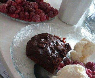 Glutenfri Bananchokladbrownie utan ägg