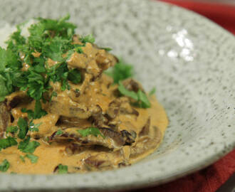 Biff stroganoff – klassiskt recept