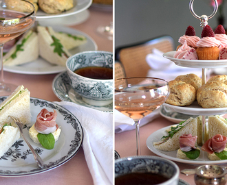 Gott till afternoon tea – trekantsmackor med lax & gurka