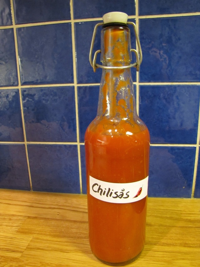 Hemgjord chilisås