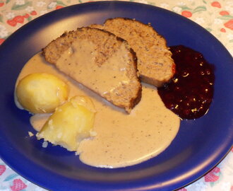 Rotfylld köttfärslimpa