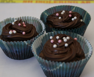 Kladdmuffins med chokladfrosting