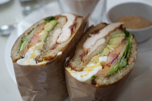 God club sandwich på Wienercaféet
