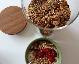 Crunchy granola utan socker och gluten