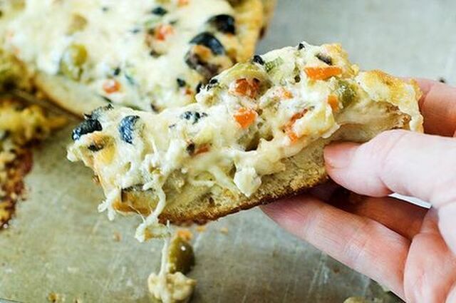 Olive Cheese Bread.