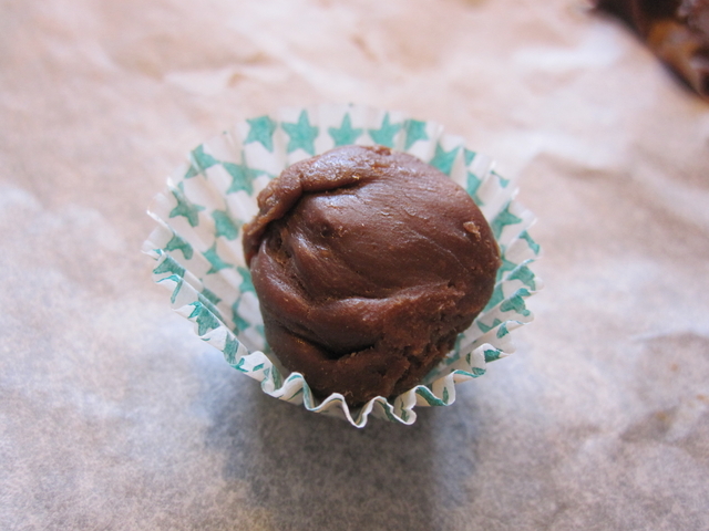 Chokladtryffel med apelsinkola