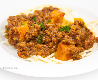 Sauce with Mince and Pumpkin