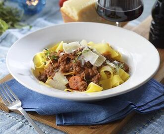 Långkokt bolognese