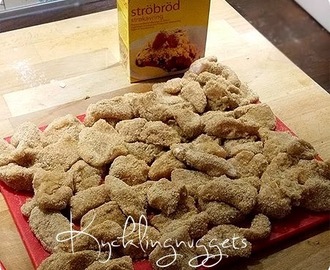 Krispiga kyckling nuggets