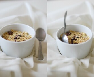 Snabb och nyttig frukost (Mug Cake)