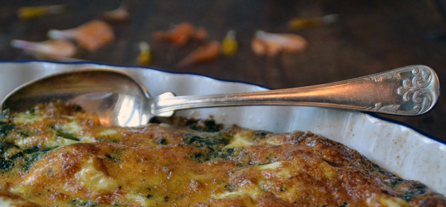 Omelette aux épinards – spenatomelett