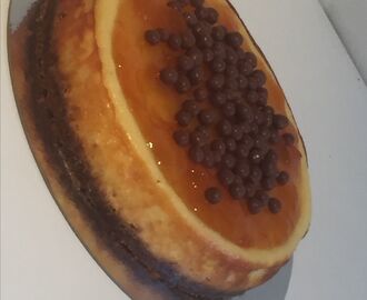 cheesecake med aprikosmarmelad