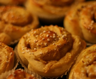 Kanelbullar med äpple