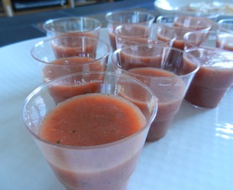 Gazpacho med vattenmelon