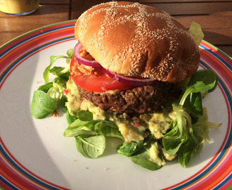 Torbjörns hamburgare med Guacamole -Snabbt och gott