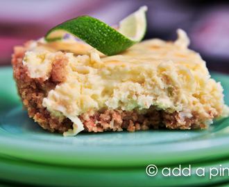 Coconut Lime Cheesecake Bars Recipe