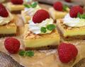 Créme brulée cheesecake bars