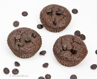 Licorice Toffee Chocolate Muffins