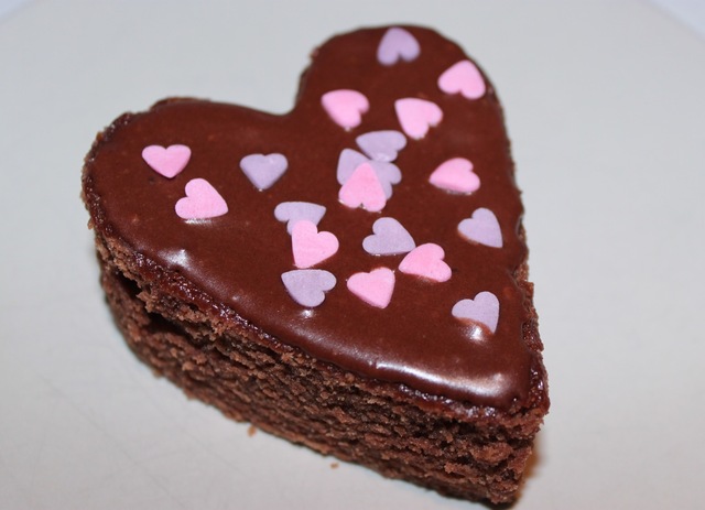 Mumsiga chokladhjärtan till alla hjärtans dag