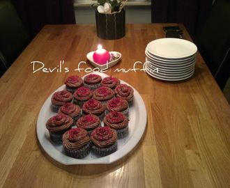 Devil's food muffin