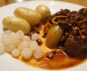 Mustig köttgryta till middag