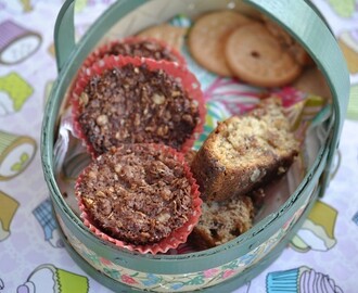 Choklad- och havremuffins - Perfekta till picknickfikan