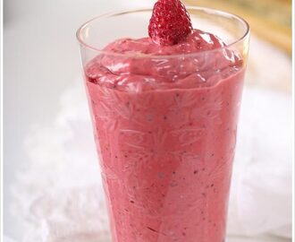 Nyttig smoothie- nästan som mjukglass!