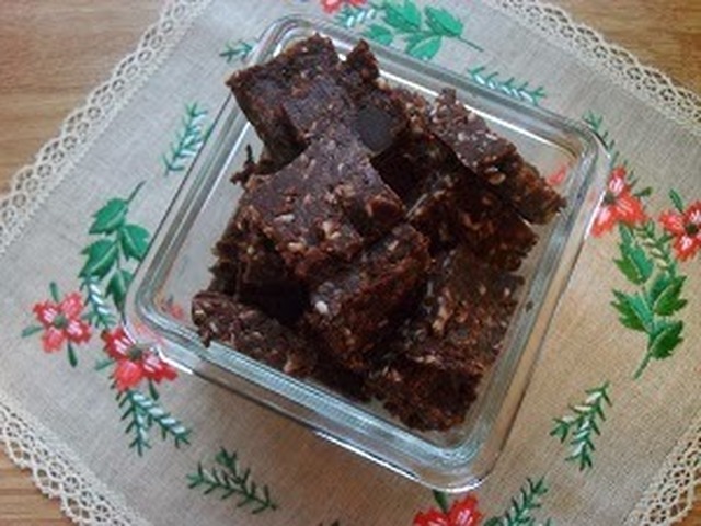 Raw Brownies med kanel