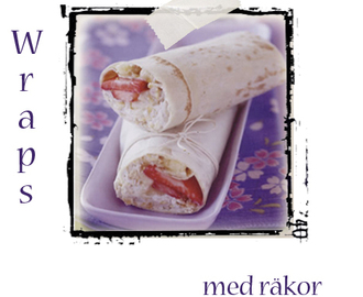 Wraps med räkor