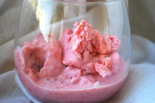 Protein Strawberry Ice Cream