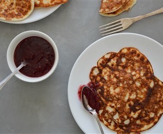 Proteinrika pannkakor med chiasylt