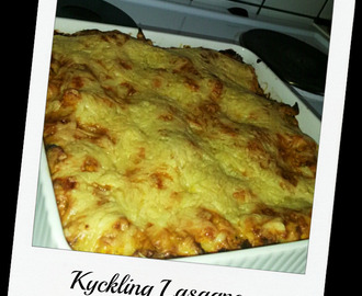 Recept: Snabb Kycklinglasagne