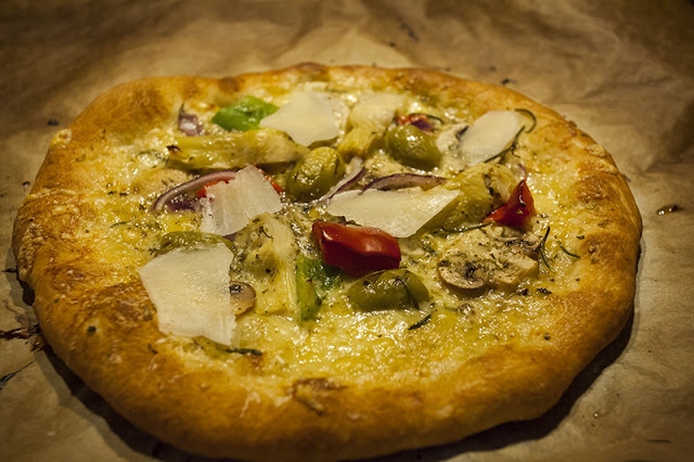 Grön Pizza Bianco