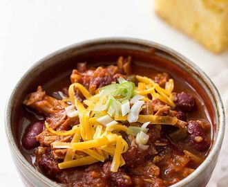 Turkey Chili (with Leftover Turkey)