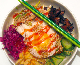 Bibimbap - koreansk pyttipanna