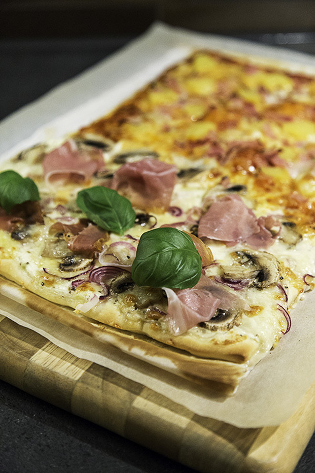 Pizza Bianoco – aka pizza med vit sås
