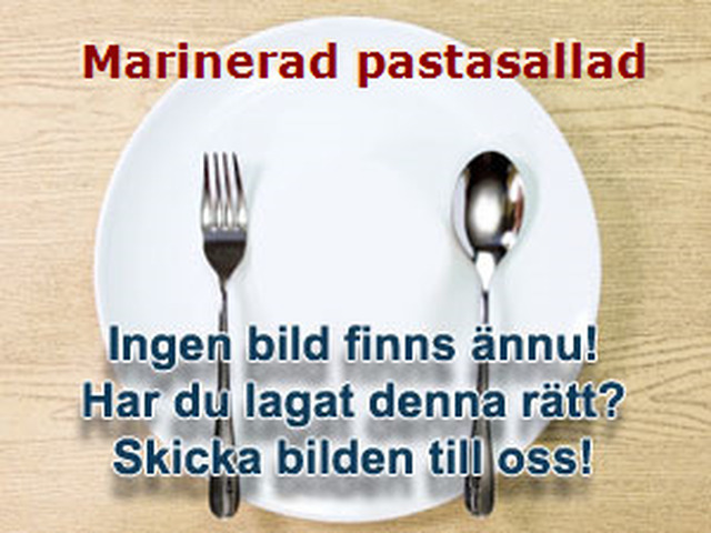 Marinerad pastasallad