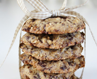 Cookies med apelsin och hasselnötter